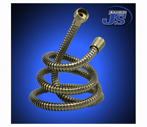 Metall Brauseschlauch Messing/bronze gebürstet.