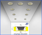 LED Einbau Leuchte Einbaustrahler Strahler 24 SMD 5050 3chip Lampe