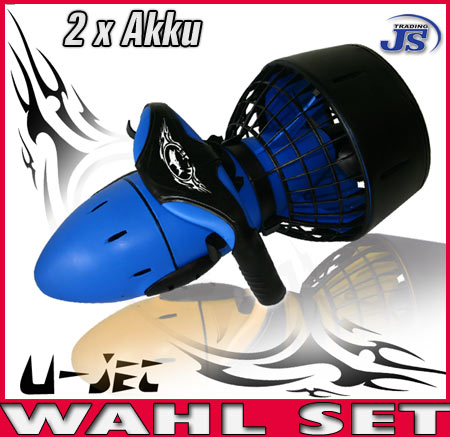 Unterwasserscoo?ter Tauchscooter-Wasserscooter 300 Watt 2 Gang ZusAkku