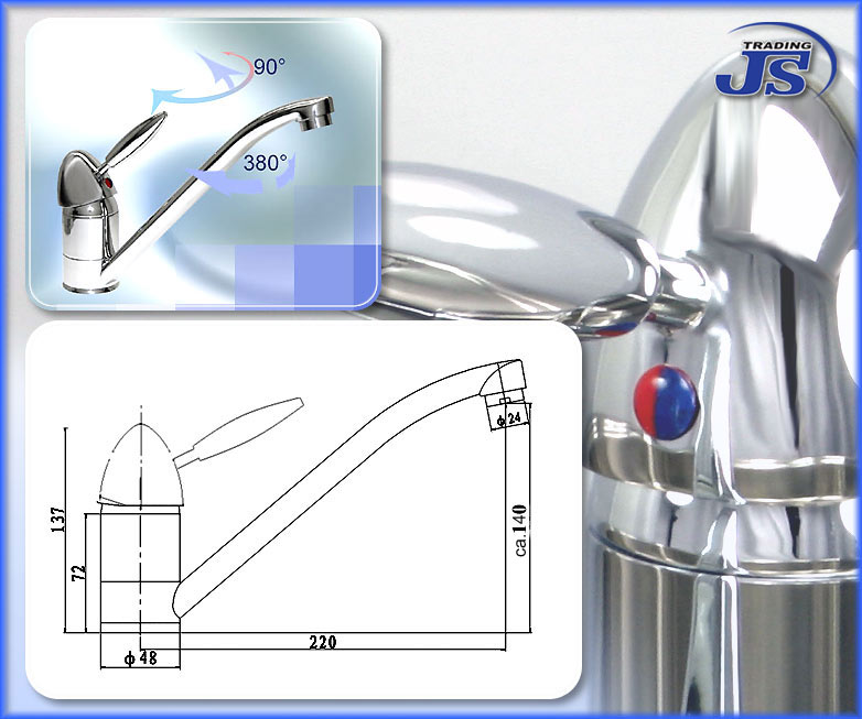Küchen Spültisch Armatur qh414-9