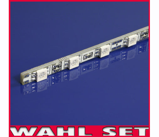 5050 SMD-LED Bar Leisten 30,5cm  Blau/Rot/Weiß 5mm breit