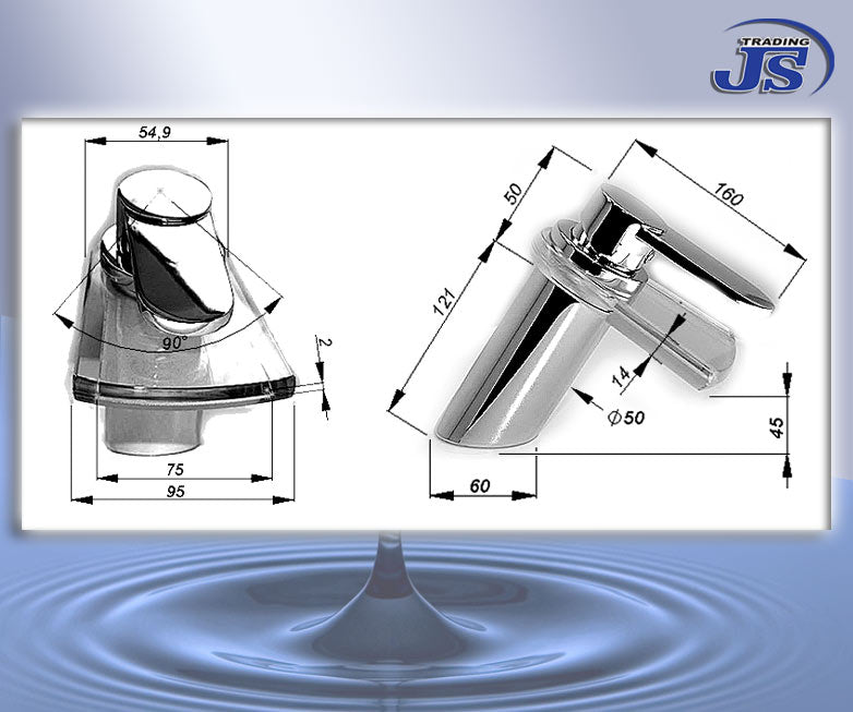 LED Design Wasserfall Armatur Einhebelmischer RGB