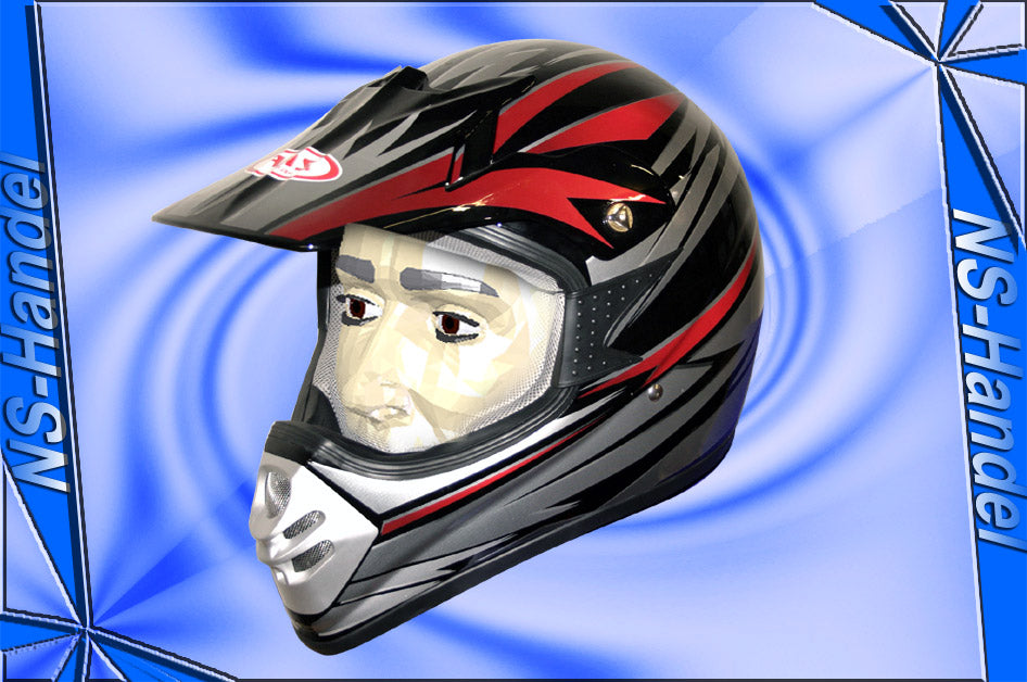 Cross Motorradhelm 9011BLACK L Cross Quad  Helm