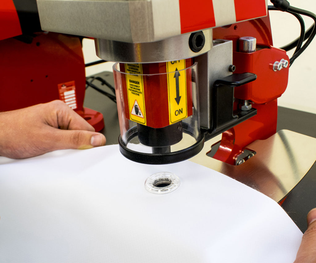 Pneumatik Presse AIR-RQF Pneumatische Ösenpresse mit Fußauslösung