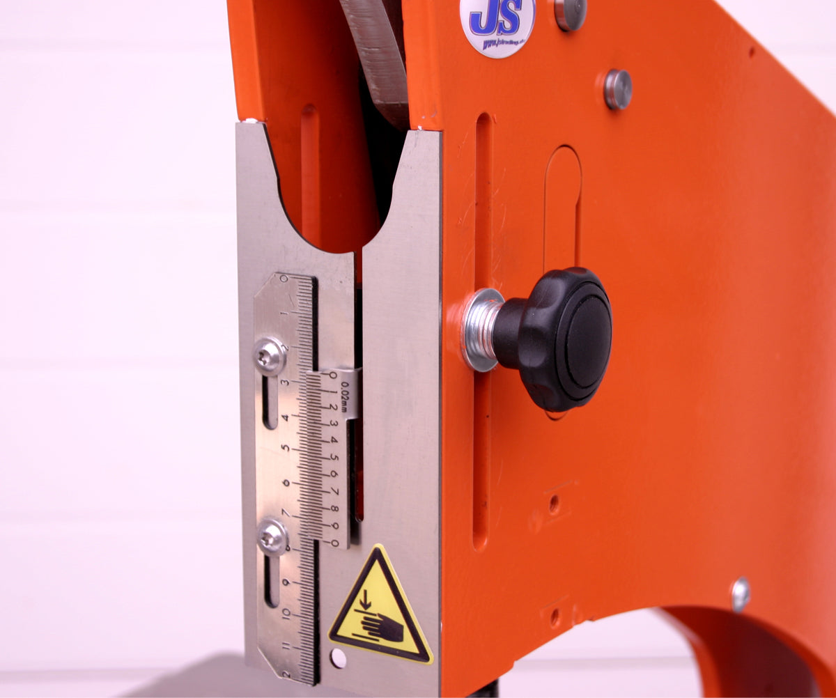 Kniehebelpresse Blechstanze Stanzpresse mit Anschlag und 5 Tonnen Druckkraft