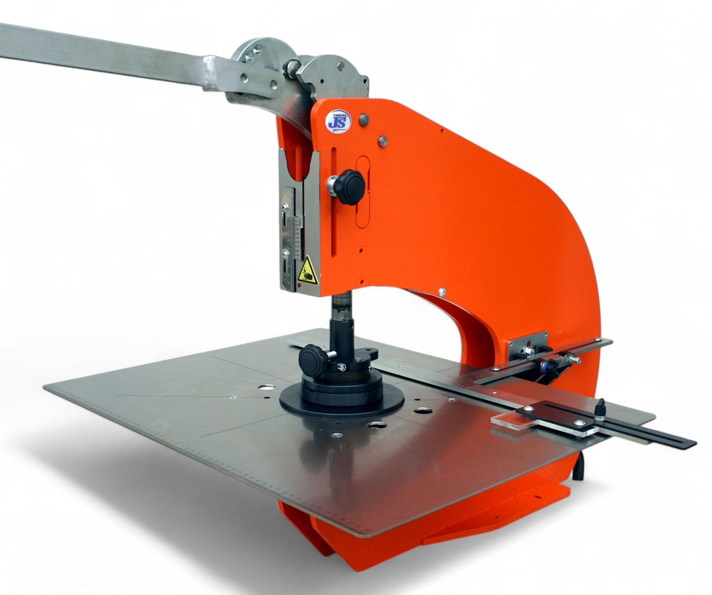 Kniehebelpresse Blechstanze Stanzpresse mit Anschlag und 5 Tonnen Druckkraft