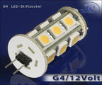 10ST 18 LED G4 Stiftsockel Leuchte Strahler SMD 5050 3chip 12V Energiesparrlampe