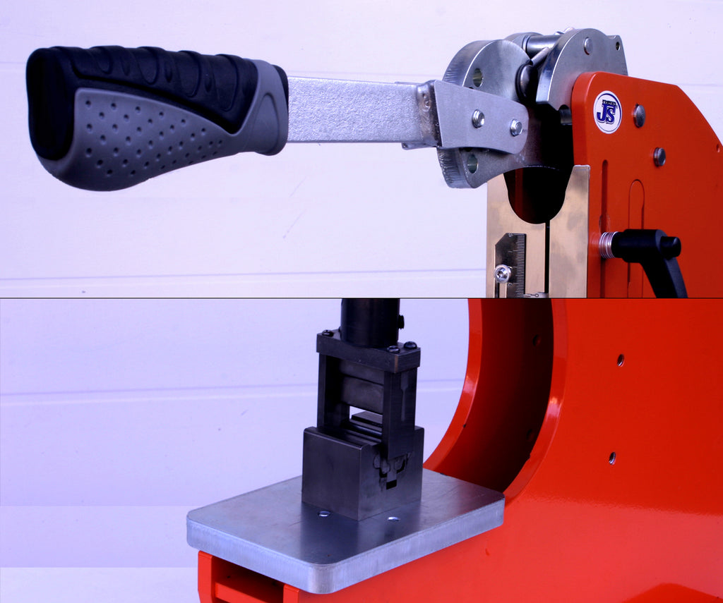 Kniehebelpresse Stanzpresse Abkantpresse mit 5 Tonnen Druckkraft 120mm auslaung