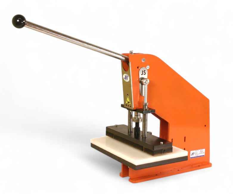 HP-7 Kniehebelpresse Stanzpresse Formstanze Lederstanze Prägepresse 300x80mm