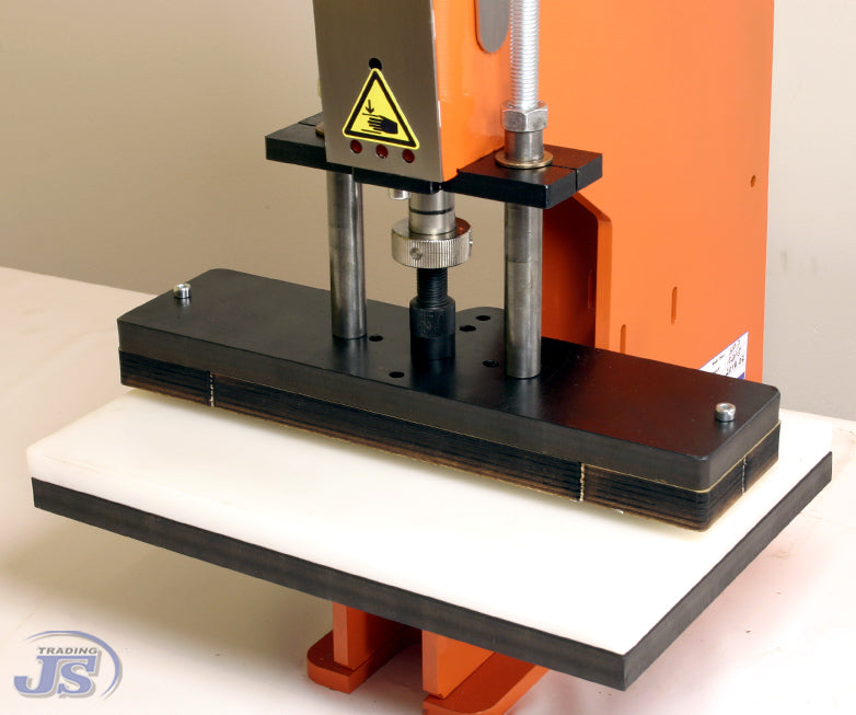 HP-7 Kniehebelpresse Stanzpresse Formstanze Lederstanze Prägepresse 300x80mm