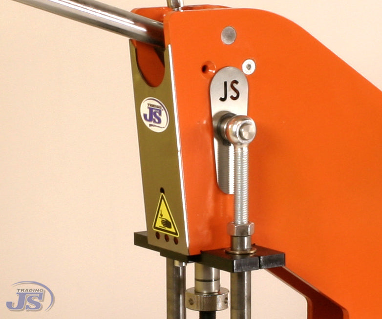 HP-7 Kniehebelpresse Stanzpresse Formstanze Lederstanze Prägepresse 300x80mm