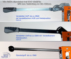 Kniehebelpresse Handpresse HP-7 mit Blech Lochstanz Vorrichtung