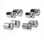 Rand Wandabstandhalter Schildhalter Doppelglass Halter Tafelhalter 25x37mm