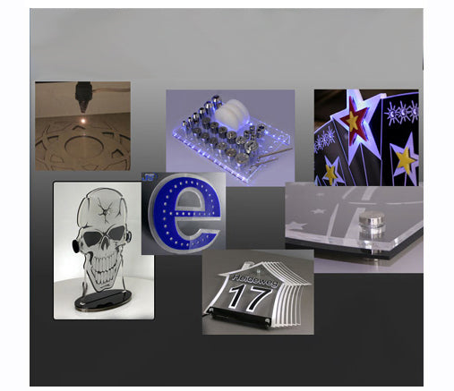 Laserzuschnitte aus Acrylglas Plexiglas