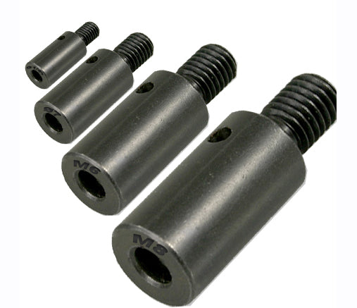 Adapter einsetzbar für HP-5, HP-7 oder HP-8 Pressen, versch. Gewindeaufnahmen