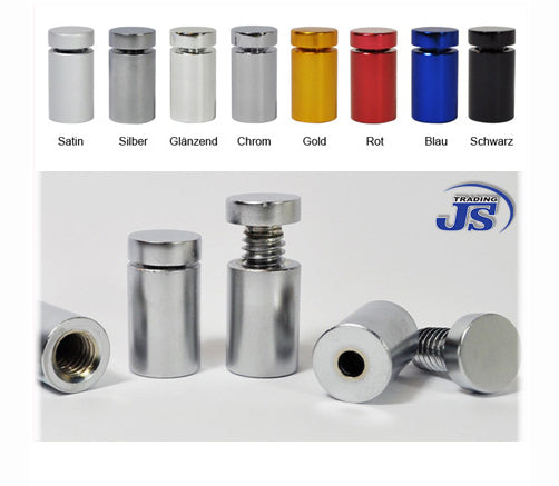 Wandabstandhalter Tafelhalter 13x19 Aluminium in verschiedenen Farben