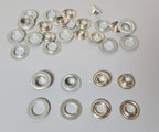 100x Automat Ösen rostfrei aus Messing oder Edelstahl Ø10mm Ø12mm Ø16mm