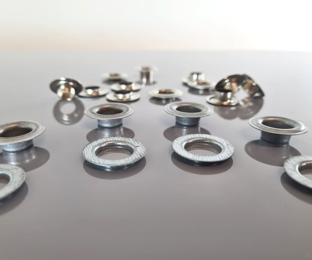 100x Automat Ösen rostfrei aus Messing oder Edelstahl Ø10mm Ø12mm Ø16mm