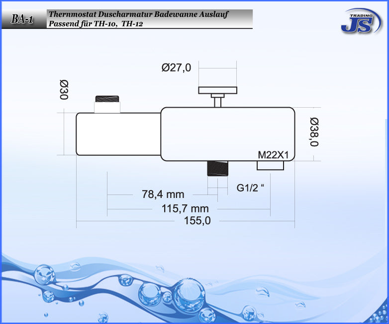ADU-1/2x1/2Zol Adapter