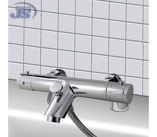 TH-13-AB Dusch Wannenrand Brause Thermostat Armatur S-Anschluss