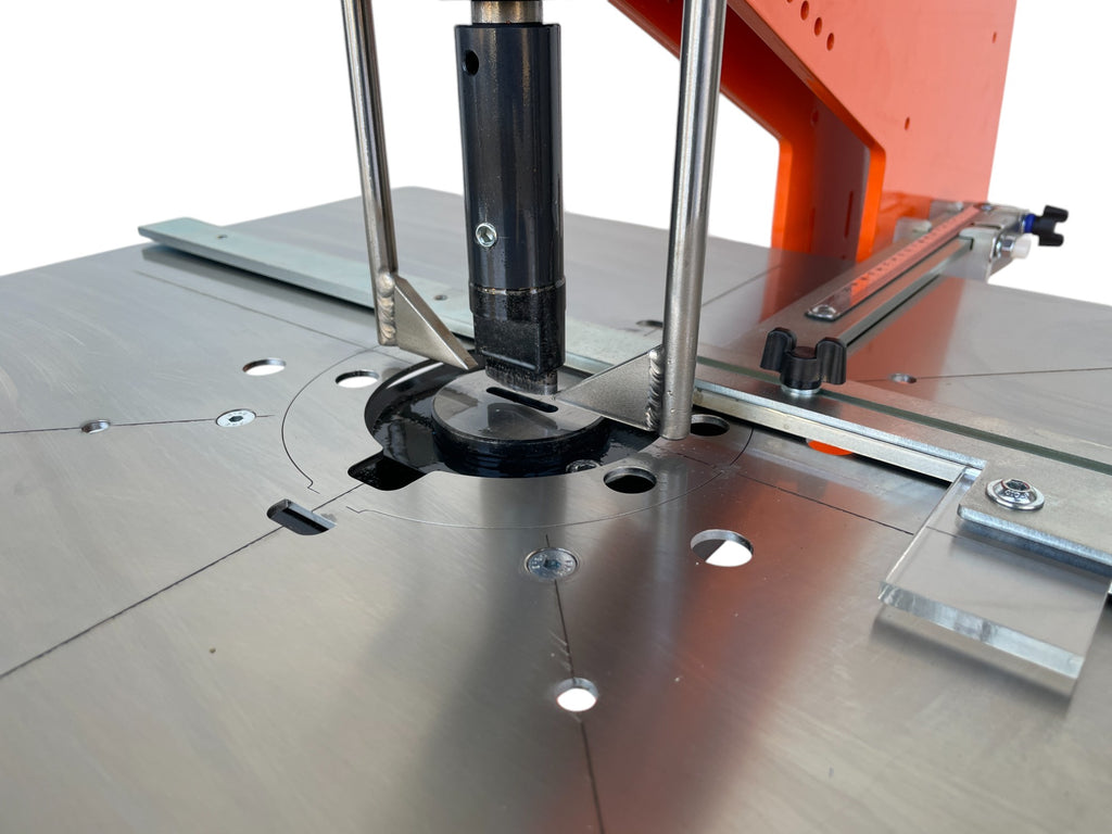 Blech- und Profilstanze mit starren Abstreifer