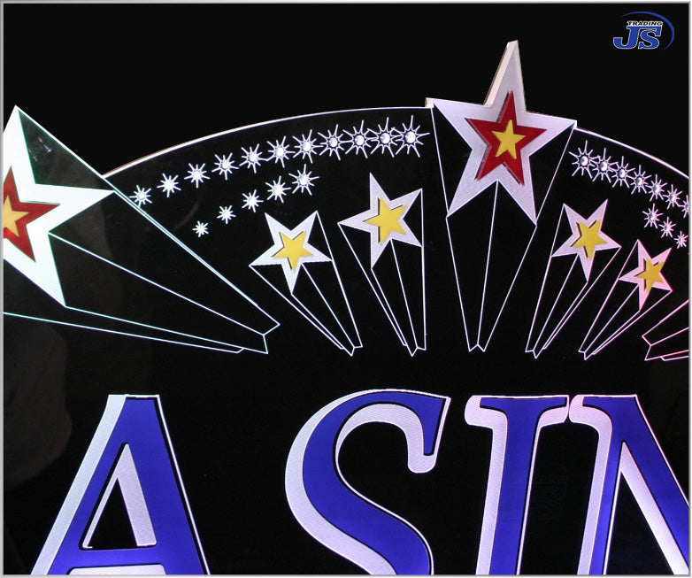 LED Acrylglas Leuchtreklame CASINO Werbeschild Leuchtwerbung