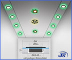 Design Einbau Leuchte Einbaustrahler 24 LED SMD  Ringe Deko NEU