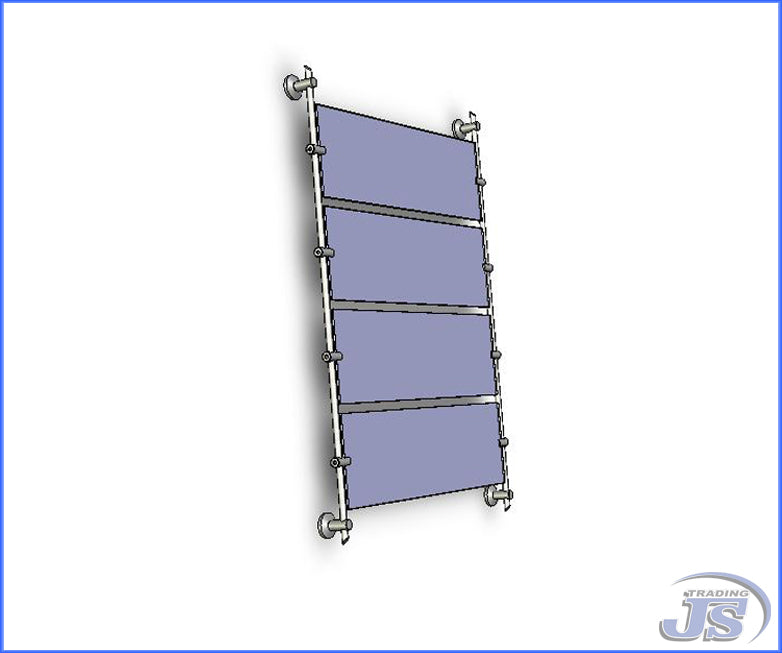 Schildersystem Acrylglas Doppelschild Praxisschider für Papiereinlagen