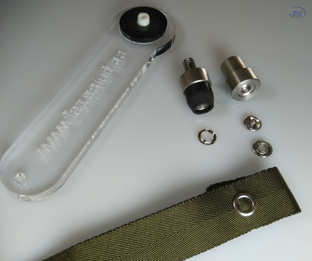 100set Jersey Druckknöpfe 10,5mm 4xTeilig mit Zacken Ring Messing Silber