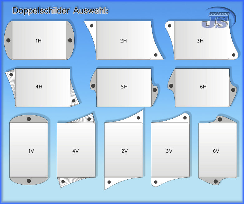 Doppelglas Acryl Schild Praxisschilder zum gestalten