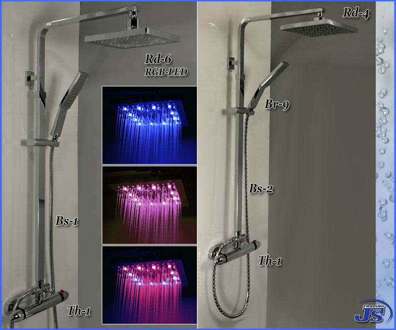 ds-q Regendusche Duschkopf Duschstange mit Verbindungsschlauch