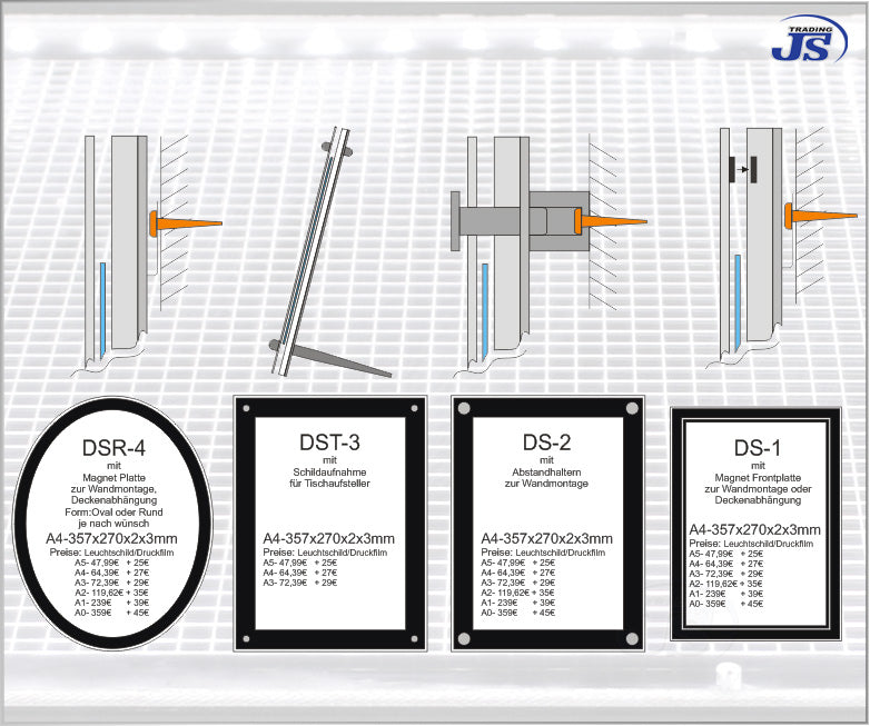 LED Leuchtkasten Licht Acryl Glas Leuchtschild Fotodruck Leuchtbild