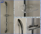 Duschstange mit praktischer Design-Ablage Dusch Brausestange