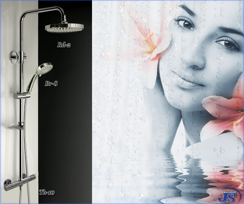 Thermostat Regendusche Duscharmatur Duschstange Duschpaneel Duschkopf