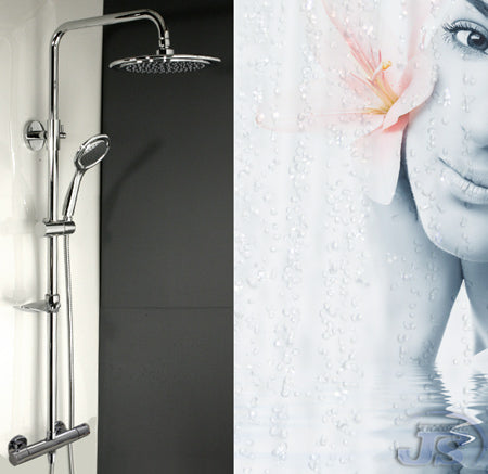 Thermostat Regendusche Duscharmatur Duschstange Duschpaneel Duschkopf