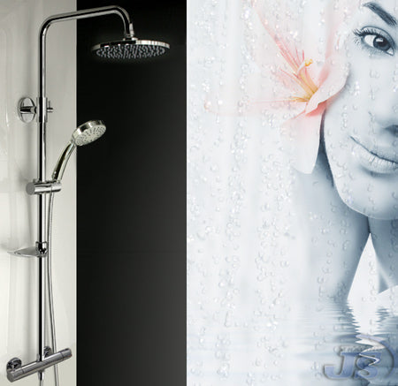 Thermostat Regendusche Duscharmatur Duschstange Duschpaneel Duschkopf