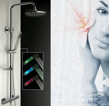 Thermostat Regendusche Duscharmatur Duschstange Duschpaneel Duschkopf