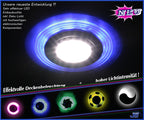 Design Einbau Leuchte Einbaustrahler 24 LED SMD  Ringe Deko NEU