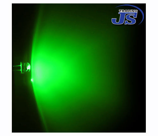 10er Pack einzel LEDs 5mm gruen Leuchtdiode Diode