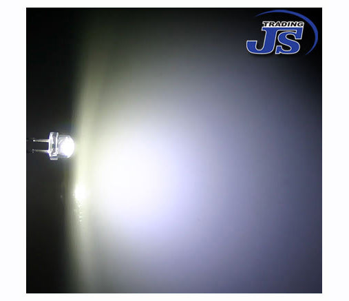 10er Pack einzel LEDs 5mm weiss Leuchtdiode Diode