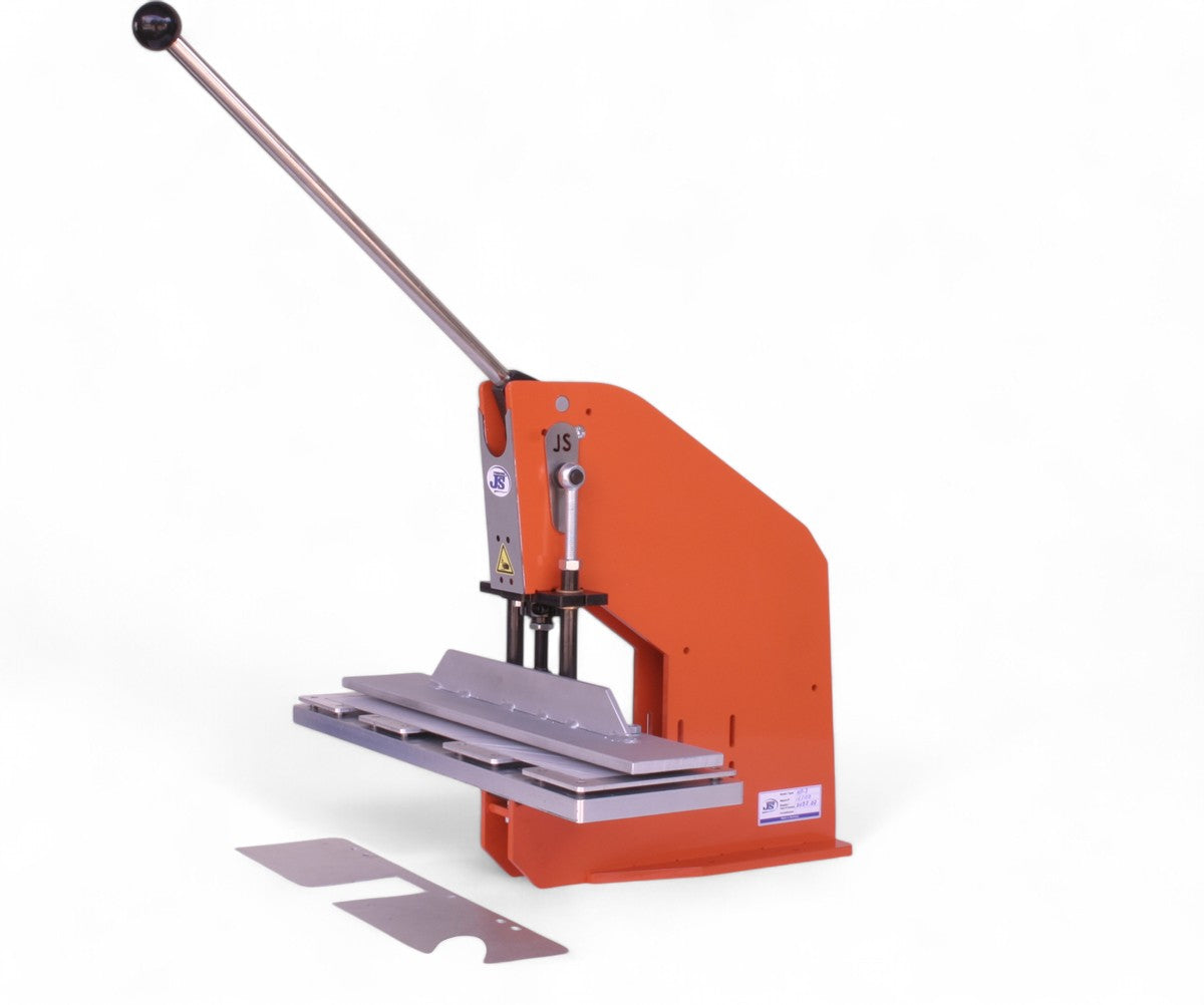 Kniehebelpresse Stanzpresse Formstanze Vorrichtung Prägepresse 400x100mm