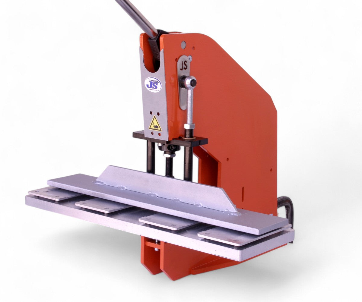 Kniehebelpresse Stanzpresse Formstanze Vorrichtung Prägepresse 400x100mm