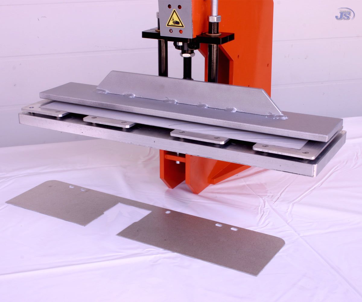 Kniehebelpresse Stanzpresse Formstanze Vorrichtung Prägepresse 400x100mm