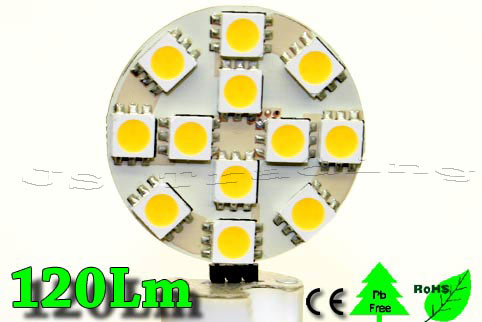 SMD LED G4 Stiftsockelbirne 12 LED 12V Birne
