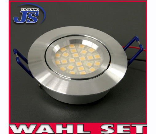 LED Einbau Leuchte Einbaustrahler Strahler 24 SMD 5050 3chip Lampe