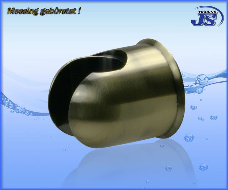 Design Brausehalterung Messing/bronze Gebürstet
