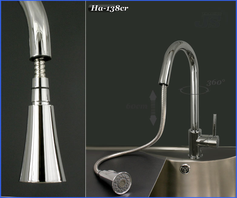 Niederdruck Küchen Armatur Einhebelmischer Verchromt Brause Schlauch