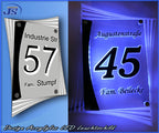 LED Türschild Leuchtschild Acrylglas Schild Hausschild