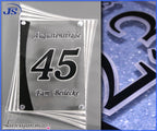 LED Türschild Leuchtschild Acrylglas Schild Hausschild