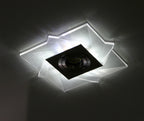 LED Design Akryl-Blende Quad für Einbauleuchten Einbaugehäuse Einbaurahmen